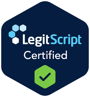 LegitScript certified seal